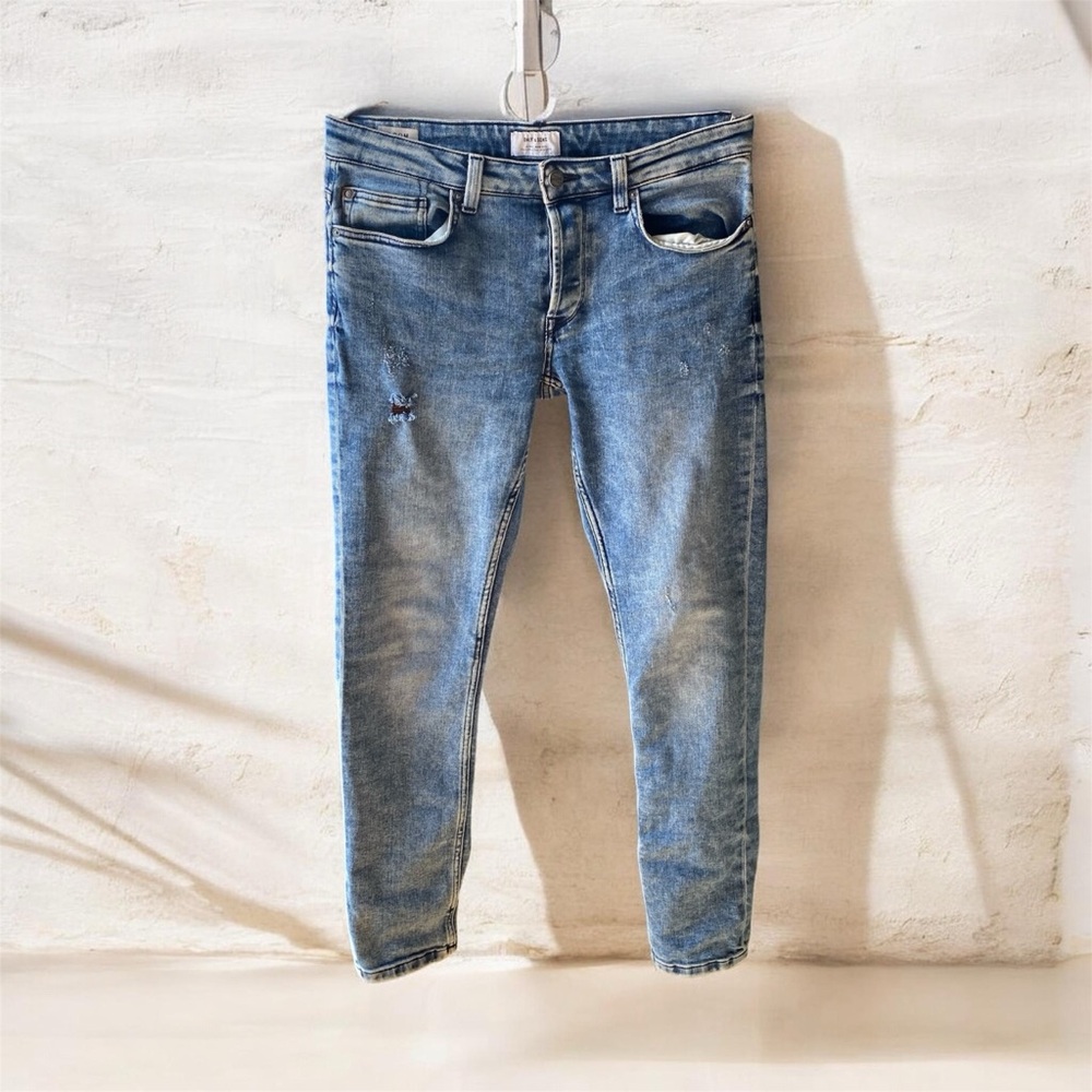Only & Sons Men’s Loom Slim Damage Jeans W31 x L32